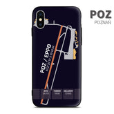 Poznań Ławica Airport Diagram Phone Case aviation gift pilot iPhone Andriod Apple Samsung Huawei Xiaomi